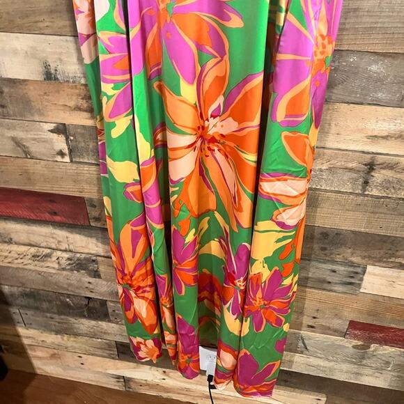 Tahari ASL Floral Maxi Dress Size Small‎ - Picture 4 of 9